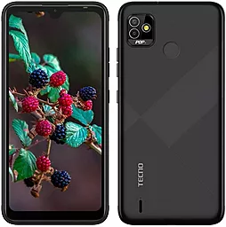 Смартфон Tecno Pop 5 (BD2d) 2/32GB Dual Sim Obsidian Black (4895180775116) - фото Смартфон Tecno Pop 5 (BD2d) 2/32GB Dual Sim Obsidian Black (4895180775116)