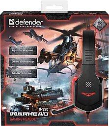 Наушники Defender Warhead G-320 Black-Red (64033) - миниатюра 6