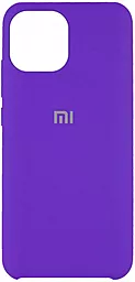 Чехол Epik Silicone Cover (AAA) Xiaomi Mi 11 Violet