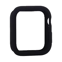 Чехол-накладка Coteetci Liquid Silicone Case For Apple Watch 4/5/6/SE 40mm Black (CS7067-BK)