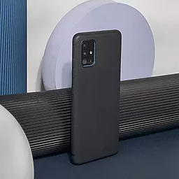 Чехол 1TOUCH Silicone 0.5 mm Black Matt для Samsung Galaxy S20 FE G780 Black - миниатюра 3