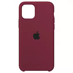 Чехол Silicone Case for Apple iPhone 11 Marsala