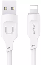 Кабель Usams US-SJ565 USB-A - Lightning 12w 2.4a 1.2м cable White - фото Кабель Usams US-SJ565 USB-A - Lightning 12w 2.4a 1.2м cable White