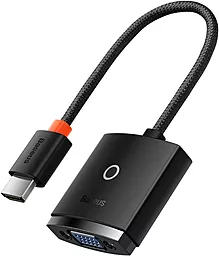Видео переходник (адаптер) Baseus Lite Series Adapter HDMI - VGA Black (WKQX010001)