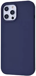 Чохол Wave Full Silicone Cover для Apple iPhone 12 Pro Max Dark Blue
