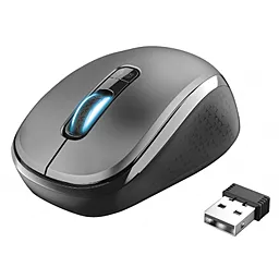 Компьютерная мышка Trust Yvi Dual-Mode Wireless Grey (24208)