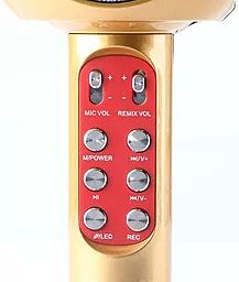 Беспроводной микрофон для караоке Wester 1816 Gold - миниатюра 4