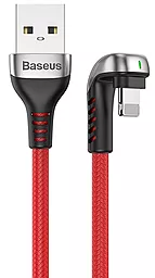 USB Кабель Baseus Green U-Shaped Lamp Mobile Game Lightning Cable  Red (CALUX-A09)