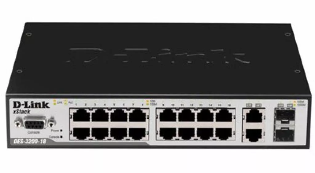 Коммутатор (свитч) D-Link DES-3200-18 - фото 1