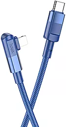 Кабель USB PD Hoco U108 20W 2M Type-C - Lightning Cable Blue