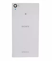 Задняя крышка корпуса Sony Xperia Z3+ Dual E6533 / E6553 со стеклом камеры White
