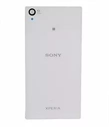 Задняя крышка корпуса Sony Xperia Z3+ Dual E6533 / E6553 со стеклом камеры White - фото Задняя крышка корпуса Sony Xperia Z3+ Dual E6533 / E6553 со стеклом камеры White