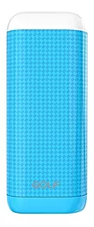 Повербанк GOLF GF-D2S LED 4000mah Blue - фото Повербанк GOLF GF-D2S LED 4000mah Blue