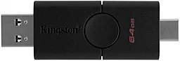 Флешка Kingston DataTraveler Duo 64GB USB 3.2 Gen1 + Type-C (DTDE/64GB) - миниатюра 4