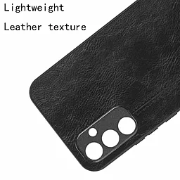 Чехол Cosmic Leather Case для Samsung Galaxy A54 5G Black - миниатюра 3