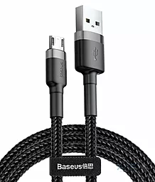 Кабель USB Baseus Сafule micro USB Cable 2m Grey/Black (CAMKLF-CG1)