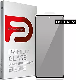 Защитное стекло ArmorStandart Full Glue Anti Spy Samsung A525 Galaxy A52 Black (ARM58459)