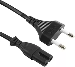 Сетевой кабель Voltronic PC-184/2 CEE7/16-C7-CCA12/05726 2 pin 0.5mm 1.2M Black
