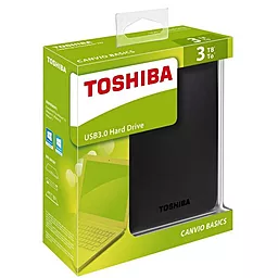 Внешний жесткий диск Toshiba 2.5" USB 3Tb Canvio Basics (HDTB330EK3CA) - миниатюра 6