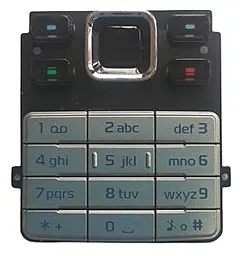 Корпус Nokia 6300 с орнаментом и кнпоками Grey - миниатюра 2