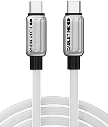 Кабель Cabletime USB Type-C - Type-C 240w 5a PD cable White (CU07L) - фото Кабель Cabletime USB Type-C - Type-C 240w 5a PD cable White (CU07L)
