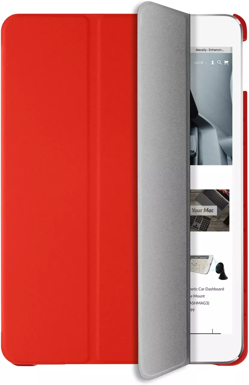 Чехол для планшета Macally для Apple iPad mini 4, mini 5  Red(BSTANDM5-R) - фото 1