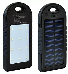 Повербанк MANGO Solar + LED 2USB 6000mAh Black - фото Повербанк MANGO Solar + LED 2USB 6000mAh Black
