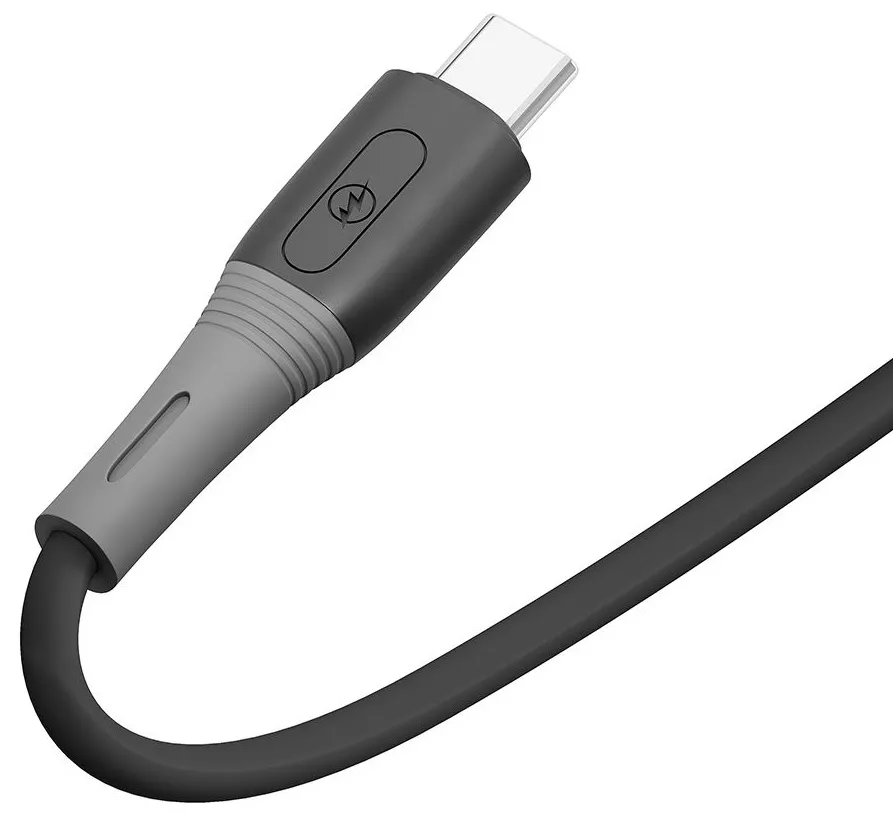 Кабель Ridea RC-SI35 SiliconePro USB-A - Type-C 60w 3a 1м cable Black - фото 4