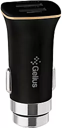 Автомобильное зарядное устройство Gelius GP-CC01 Pro Apollo 15.5w 2xUSB-A ports charger black - фото Автомобильное зарядное устройство Gelius GP-CC01 Pro Apollo 15.5w 2xUSB-A ports charger black