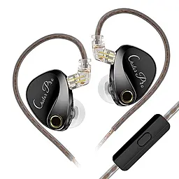 Наушники KZ Castor Pro Improved Bass mic Black - фото Наушники KZ Castor Pro Improved Bass mic Black