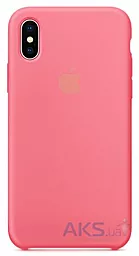 Чехол Silicone Case для Apple iPhone X, iPhone XS Pink