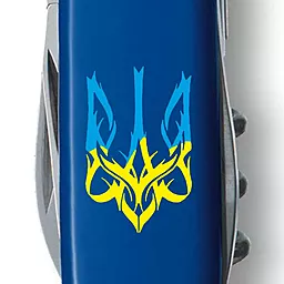 Мультитул Victorinox Spartan Ukraine (1.3603.2_T0636u) Трезубец готический сине-желтый - миниатюра 3