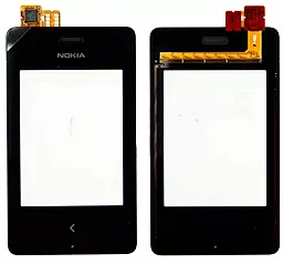 Сенсор (тачскрин) Nokia Asha 500 Dual Sim (original) Black - фото Сенсор (тачскрин) Nokia Asha 500 Dual Sim (original) Black