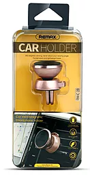 Тримач магнітний Remax RM-C19 Magnetic Rose Gold - мініатюра 5 Тримач магнітний Remax RM-C19 Magnetic Rose Gold - мініатюра 5