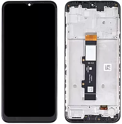 Дисплей Motorola Moto G20 (XT2128-1, XT2128-2) с тачскрином и рамкой, Black