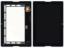 Дисплей для планшета Lenovo IdeaTab A7600 + Touchscreen and frame (original) Black
