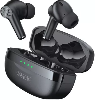Наушники Dacom TinyPods ENC Black - фото 1