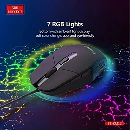 Компьютерная мышка Earldom ET-KM13 Black - миниатюра 5 Компьютерная мышка Earldom ET-KM13 Black - миниатюра 5