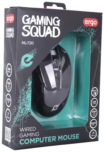 Компьютерная мышка Ergo NL-720  Black - фото 8