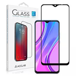 Защитное стекло ACCLAB Full Glue Xiaomi Redmi 9 Black (1283126508813)
