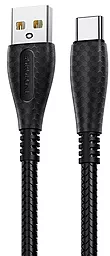 Кабель Borofone BX38 Cool Charge USB-A - Type-C 15w 3a 1м cable Black - фото Кабель Borofone BX38 Cool Charge USB-A - Type-C 15w 3a 1м cable Black