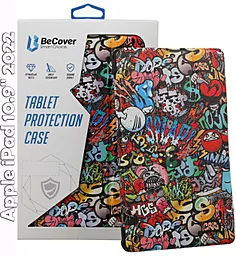 Чехол для планшета BeCover Smart Case для Apple iPad 10.9" 2022, iPad 10.9" 2024, iPad 11" 2025 Graffiti (709198) - фото Чехол для планшета BeCover Smart Case для Apple iPad 10.9" 2022, iPad 10.9" 2024, iPad 11" 2025 Graffiti (709198)