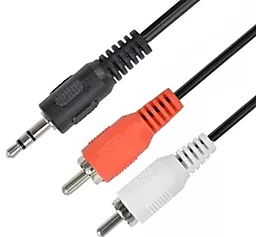 Аудіо кабель Vinga Aux mini Jack 3.5 mm - 2хRCA M/M Cable 1.5 м black (VCPDCJ35MRCA21.5BK)