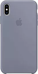 Чехол Silicone Case для Apple iPhone XS Max Lavander Grey