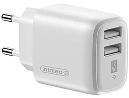 Мережевий зарядний пристрій Intaleo TCG242 2.4a 2xUSB-A ports charger white (1283126578281) - фото Мережевий зарядний пристрій Intaleo TCG242 2.4a 2xUSB-A ports charger white (1283126578281)