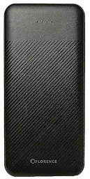 Повербанк Florence Energy 10000 mAh Black (FL-3022-K) - фото Повербанк Florence Energy 10000 mAh Black (FL-3022-K)