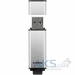 Флешка Pretec R30 USB 3.0 32Gb (R3X32G-30S) Silver - фото Флешка Pretec R30 USB 3.0 32Gb (R3X32G-30S) Silver