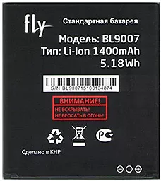 Акумулятор Fly FS402 Stratus 2 / BL9007 (1400 mAh) 12 міс. гарантії