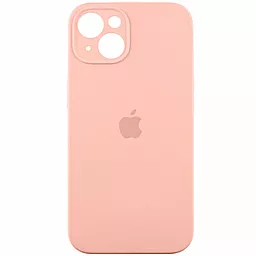 Чехол Silicone Case Full Camera для Apple iPhone 15 Grapefruit