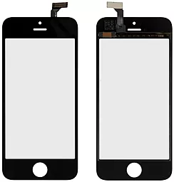 Сенсор (тачскрин) Apple iPhone 5 с рамкой, Black - фото Сенсор (тачскрин) Apple iPhone 5 с рамкой, Black